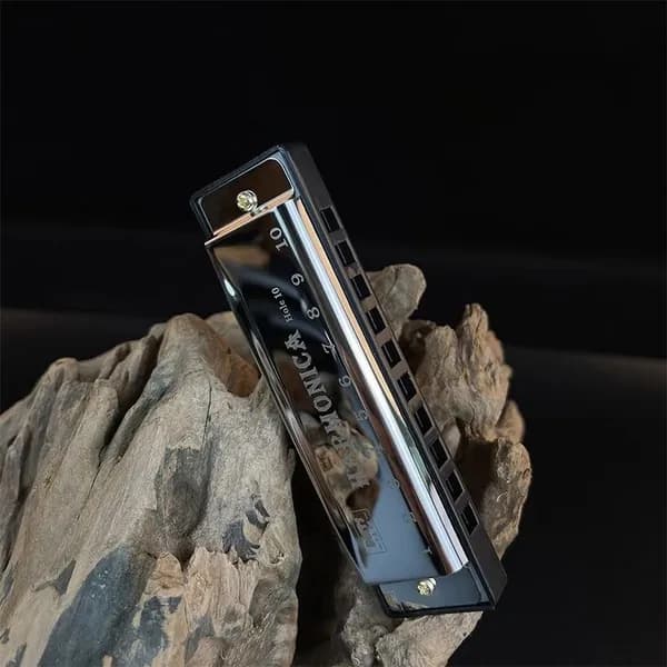 10 дырочная губная гармошка Titanium, для начинающих и детей, развивающая игрушка