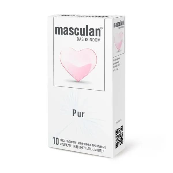 МАСКУЛАН Презервативы Masculan Pur № 10 утонченные прозрачные
