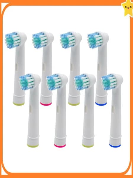 Насадки для электрической зубной щетки Oral-B подходят Advance Power/Pro Health/3D Excel/Vitality Precision Clean 400 450T