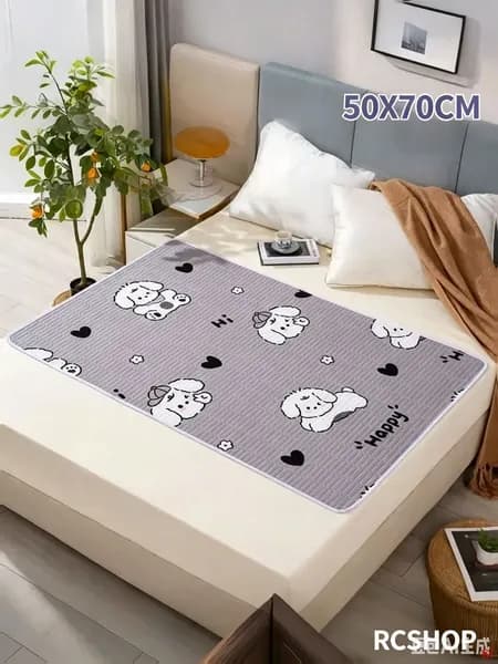 Многоразовая впитывающая пелёнка для взрослых, детей и домашних животных, дышащая и мягкая Ф50X70CM(голубой)