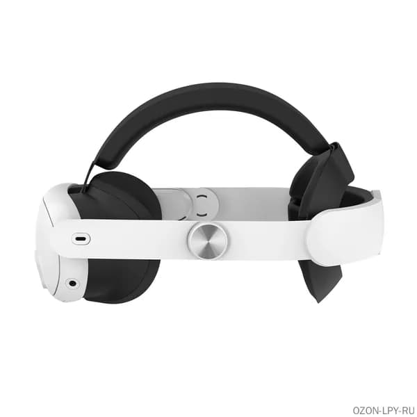 Гарнитура для Oculus Quest 3 из материала ABS+PC: улучшенный комфорт с двойной подушкой, легкая и прочная конструкция для активных игр, регулируемый головной ремешок для длительных сеансов