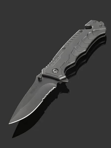 Складной нож со стеклобоем Ruher AK819 serrated