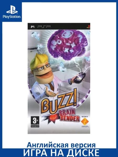 Игра Buzz! Brain Bender PSP Диск на PlayStation Portable Английская версия