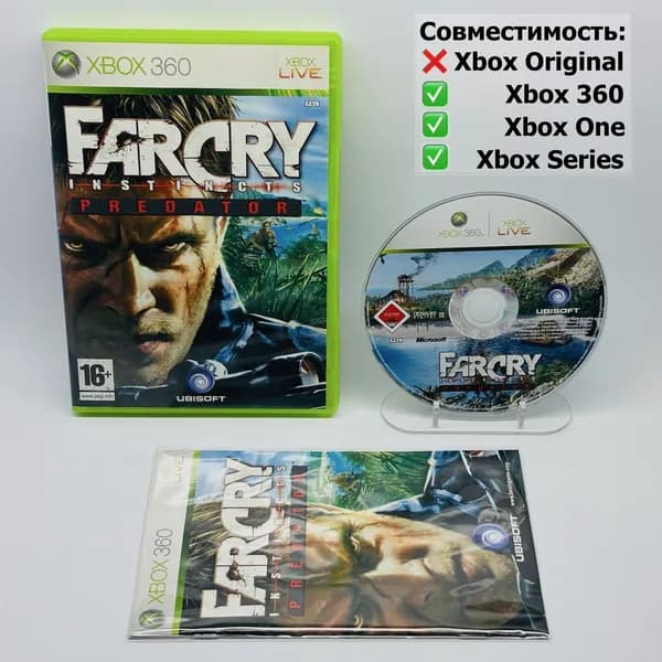 Игра Far Cry Instincts: Predator Xbox 360 (Лицензия) (XBox 360, Английская версия)