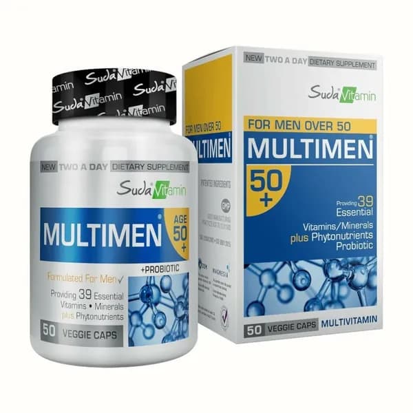Suda Vitamin Витамин Мультимен в воде 50+ 50 капсул