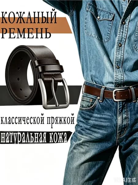 Ремень Ремень мужской натуральная кожа