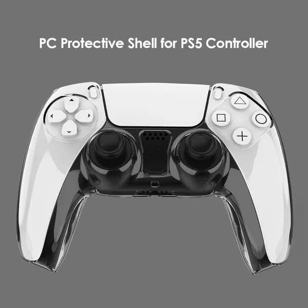 Прозрачный поликарбонатный чехол для контроллера PS5