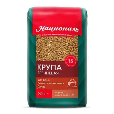 Крупа гречневая Националь ядрица, 900г