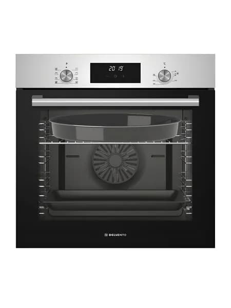 Духовой шкаф 9 режимов DELVENTO 60см V6EM68057, 80л, ГРИЛЬ и 3D КОНВЕКЦИЯ, черный, утапл. ручки, 2 стекла, противень, 3 года гарантии