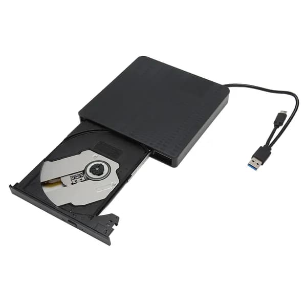 Внешний DVD привод, USB 3.0 и Type C, быстрый и тихий, для удобного использования