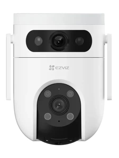 Ezviz CS-H9c Dual 2K 3Мп 2,8 мм + 3Мп 6 мм - камера видеонаблюдения WiFi уличная поворотная с двумя объективами, умная цифровая IP видеокамера с функцией "поворот + наклон" для улицы с ИК подсветкой