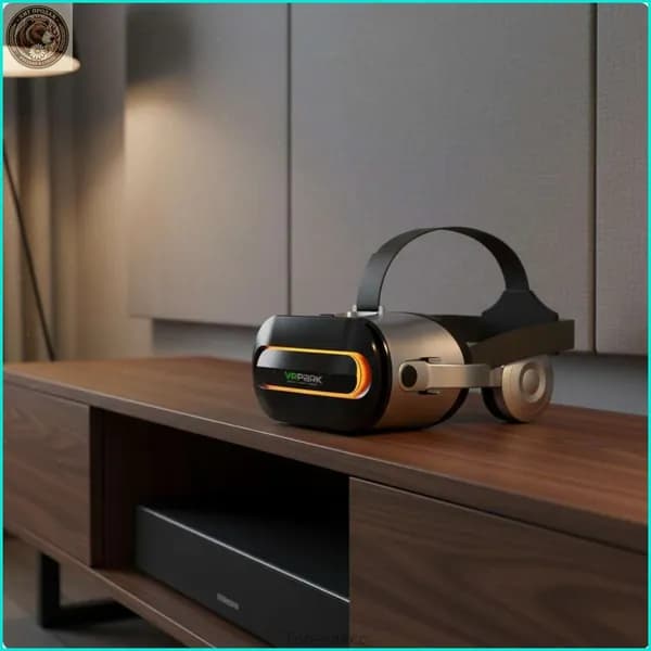 VR-Шлем С Наушниками, Эффект Погружения, VR-Очки Для Телефона, Встроенные Наушники Для Киноманов, Геймеров