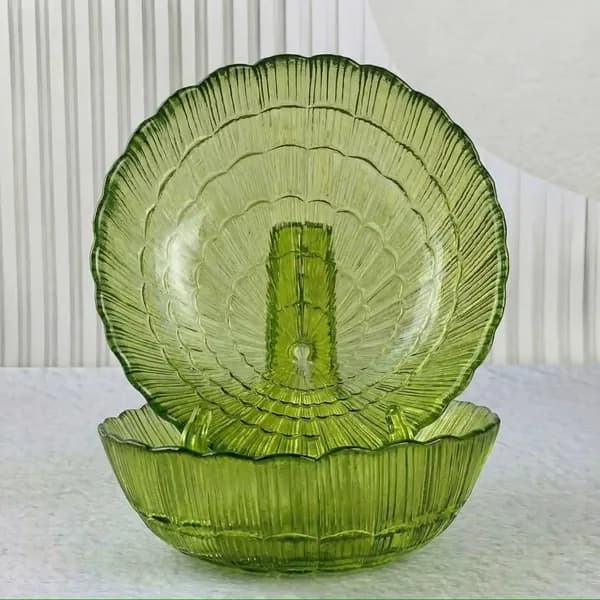 Салатник Pasabahce "Атлантис", 200 мл, 12 см, набор 2 шт, стеклянный, для салатов, закусок, фруктов и десертов, для сервировки стола и в подарок