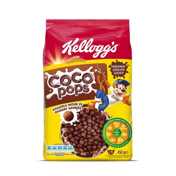 Kellogg's Coco Pops Какао-хлопья из кукурузы и пшеницы 450 г