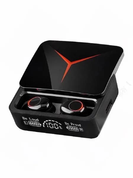 Lummixia Наушники беспроводные с микрофоном, Bluetooth, USB, черный