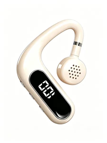 Наушники беспроводные с микрофоном S30, Bluetooth, USB Type-C, светло-желтый