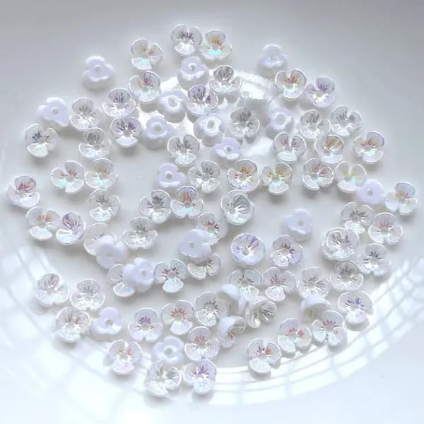 30pcs 6mm DIY смолы декор