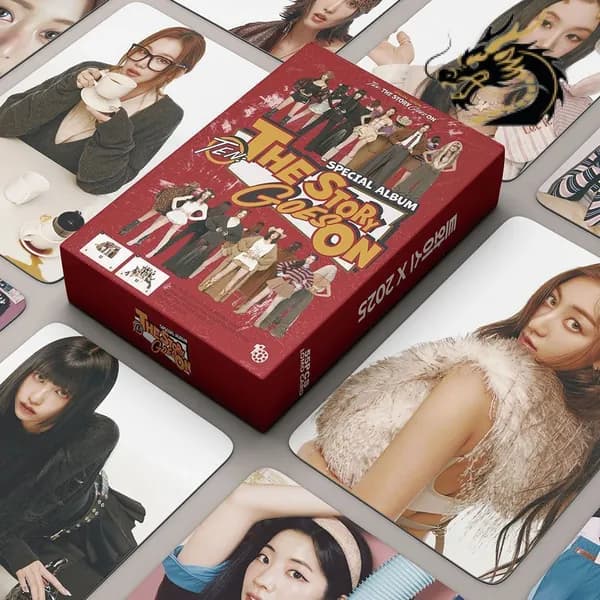 K-POP Карты TWICE LOMO 55 шт. TWICE альбом TEN THE STORY GOES ON Kарточки Кпоп Твайс 2025 Плакат фотокарта