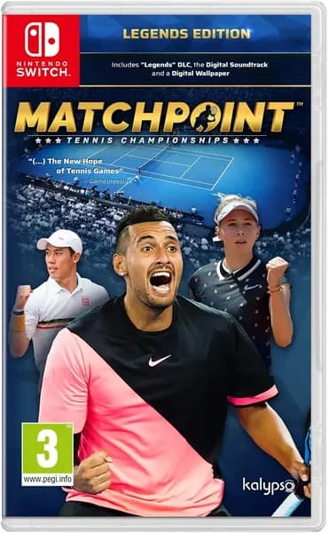 Игра Matchpoint Tennis Championships - Legends Edition (Nintendo Switch, Русские субтитры)