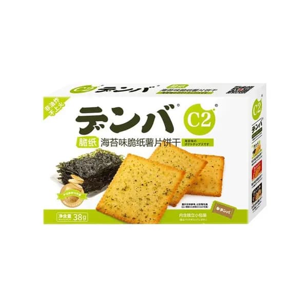 Чипсы из хрустящей бумаги C2 со вкусом морских водорослей