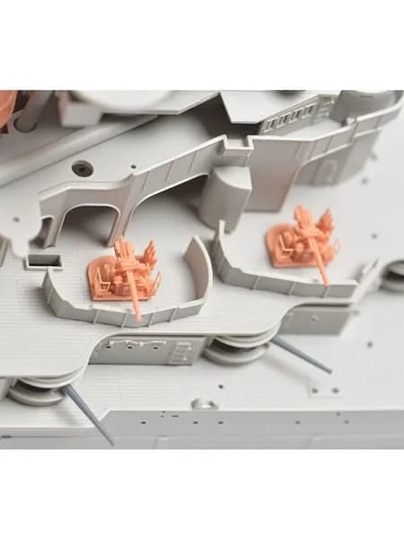 Yao's Studio LYCG144203 1/144 Модель обновляет детали USS 5 "/25 (12,7 см) Калибр AA Gun for Battleship