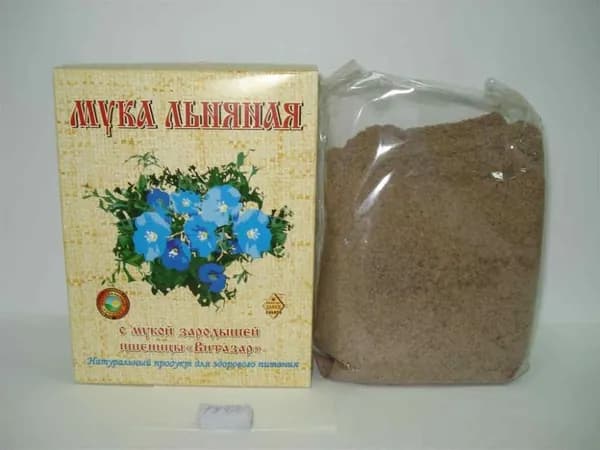 Мука СибТар льняная с мукой зародышей пшеницы, 400г