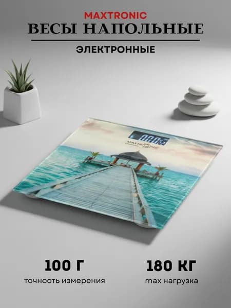 Весы напольные электронные MAXTRONIC MAX-284