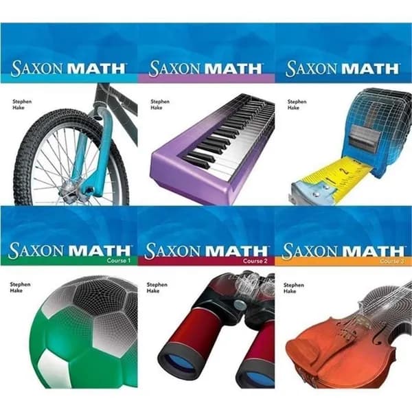 /Saxon math course 1 2 Intermediate 3 4 5 / Бумажная книга