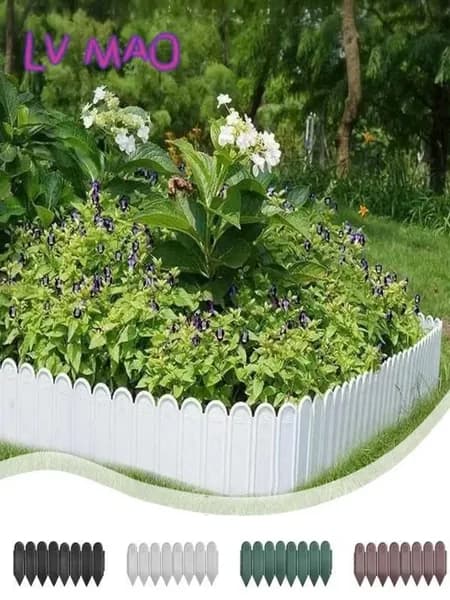Садовый бордюр пластиковый, 40x15 см