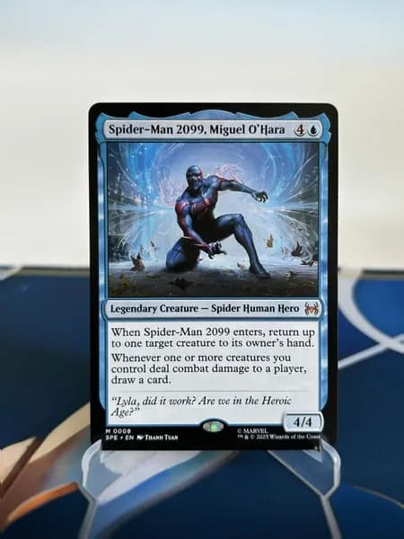 Магия сбора прокси-карт Высококачественные нефольговые карты Spider-Man 2099, Miguel O'Hara #8