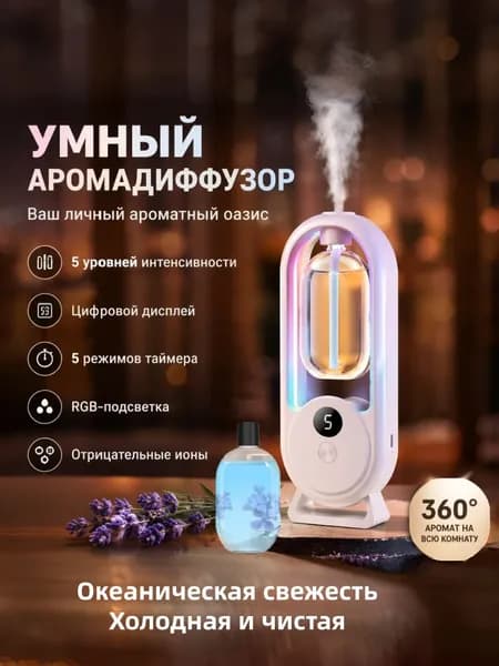 Аромадиффузор ультразвуковой 019d4bf67a5a7bfea7109b81350ab421, голубой