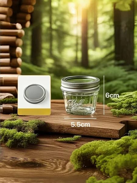 MUJI Банка для меда 100 мл 1 шт стекло