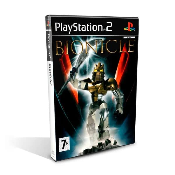 Игра для PlayStation 2 Bionicle, приключенческий экшен по вселенной LEGO, русская и английская версии, PS2 DVD, Electronic Arts, 2003
