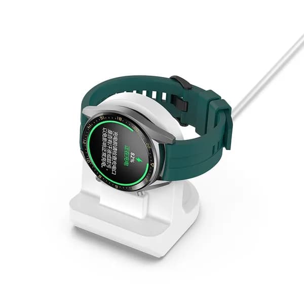 Силиконовая подставка для зарядки часов Honor Watch 5/4/GS3/GS4, белая