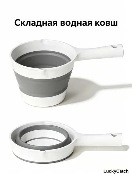 Ковш хозяйственный "Ковш хозяйственный, пластик, 1.4 л, 1 шт", пластик, 1.4 л, 1 шт