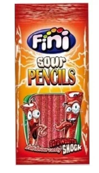Жев.мармелад Клубничные карандаши strawberry pencils 90гр /FINI Испания/