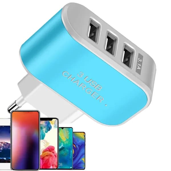 Сетевой USB адаптер EU,зарядное устройство для дома и путешествий