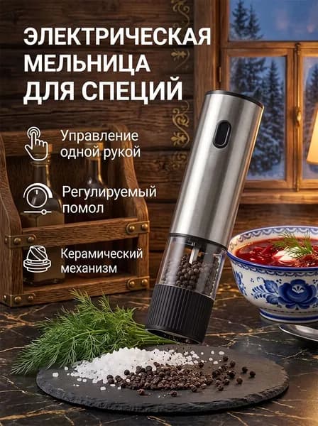 Керамическая ручная мельница для соли и перца с регулировкой помола, прозрачным окном, прочная, легко моется, для одной руки