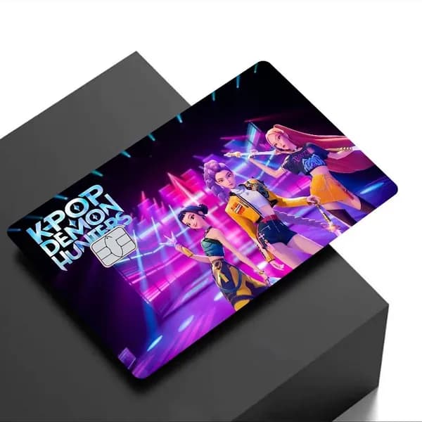 Охотник на демонов K-pop Kpop Demon Hunter Наклейка для банковской карты