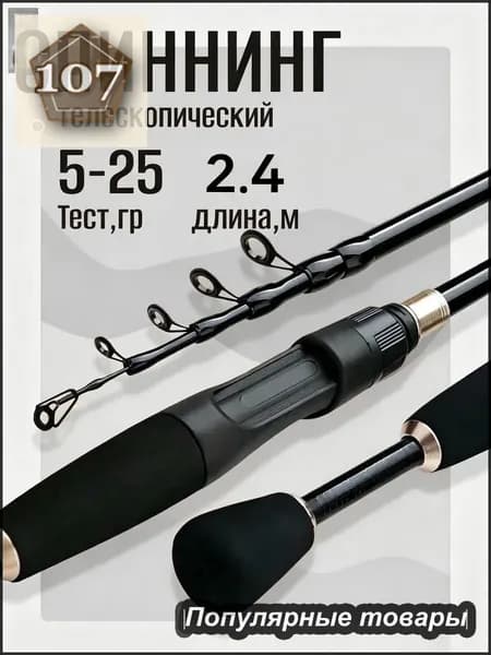 Спиннинг, рабочая длина:  240 см , до 4500 гр
