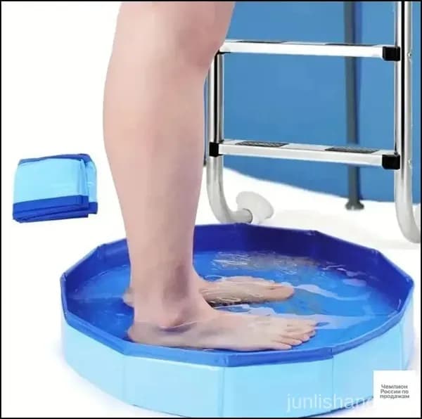 Складная емкость для воды, используемая при входе в бассейн, премиумнабор многофункциональных приспособлений для ухода за купелью, 1 единица.
