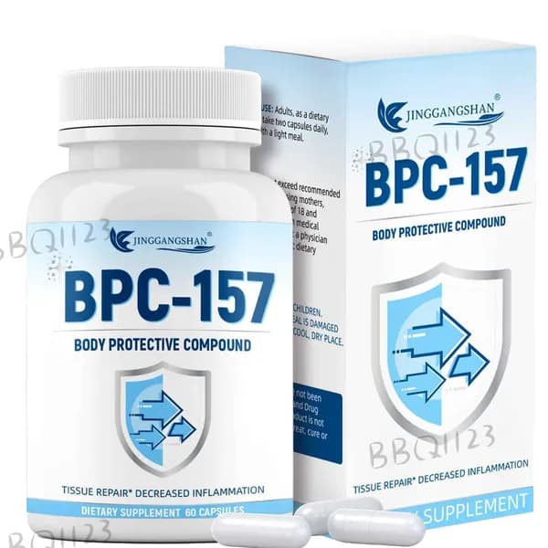 Капсулы с пептидом BPC-157, новым защитным соединением без ГМО, безглютеновой добавкой для восстановления мышц и тренировок, 60 капсул Visiting Yufeng