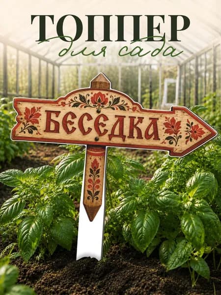 Фигурки для сада Указатель беседка
