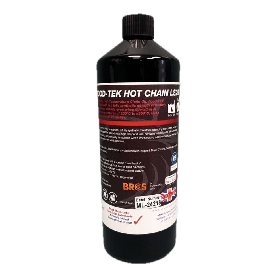 Food Grade High Temperature Chain Oil - Low Smoking (1л) Цепное масло