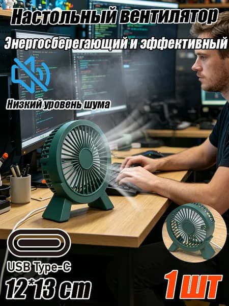 вентилятор 122753, бирюзовый