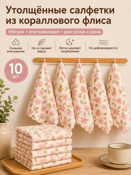 Тряпка, 10 шт