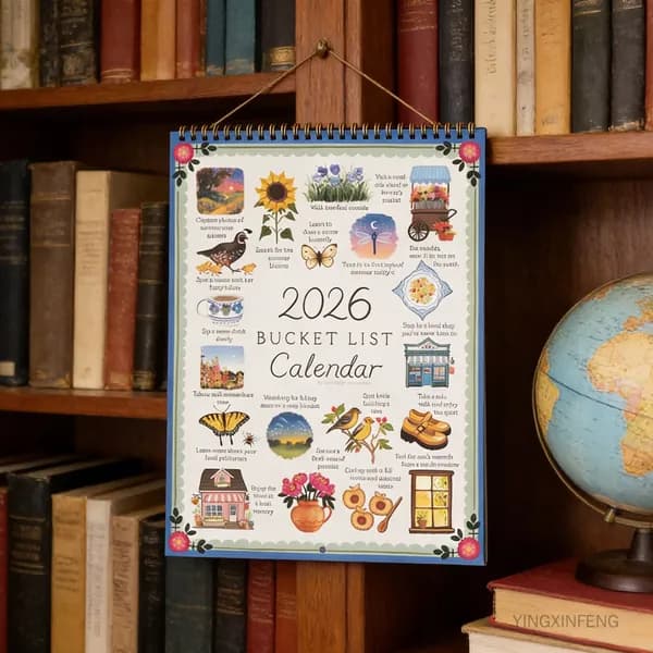 Спиральный календарь 2026, планировщик желаний