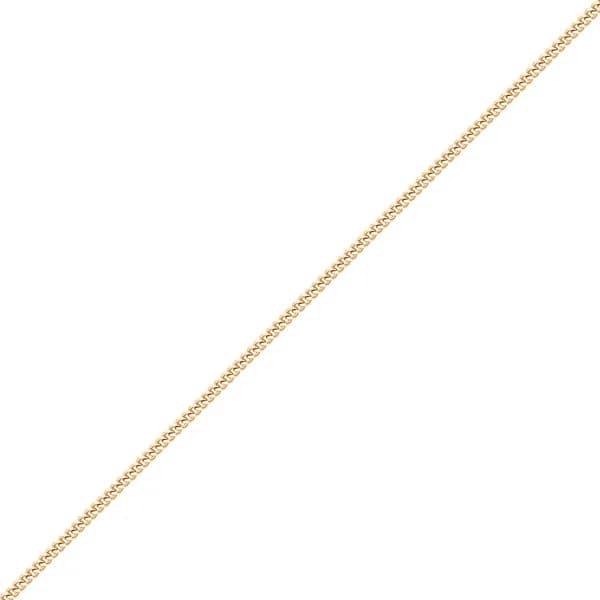 Цепь панцирь серебро 925 пробы 585GOLD