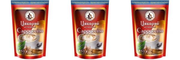 Русский цикорий Цикорий Cappuccino, растворимый, 150 г, 3 уп