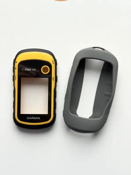 Лицевая часть корпуса со стеклом для gps навигатора Garmin Etrex 10, с чехлом